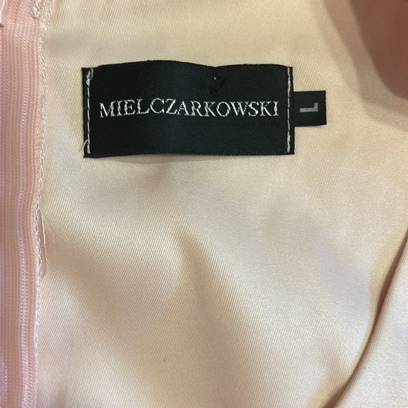 Mielczarkowski L pink sleeveless dress fit & flare - Picture 5 of 6